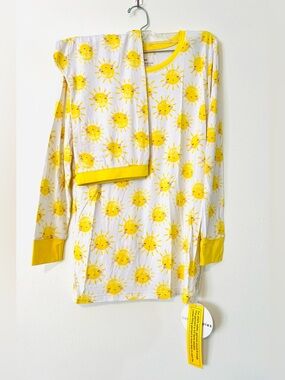 LITTLE SLEEPIES SUNSHINE BAMBOO VISCOSE TWO-PIECE PAJAMA SET